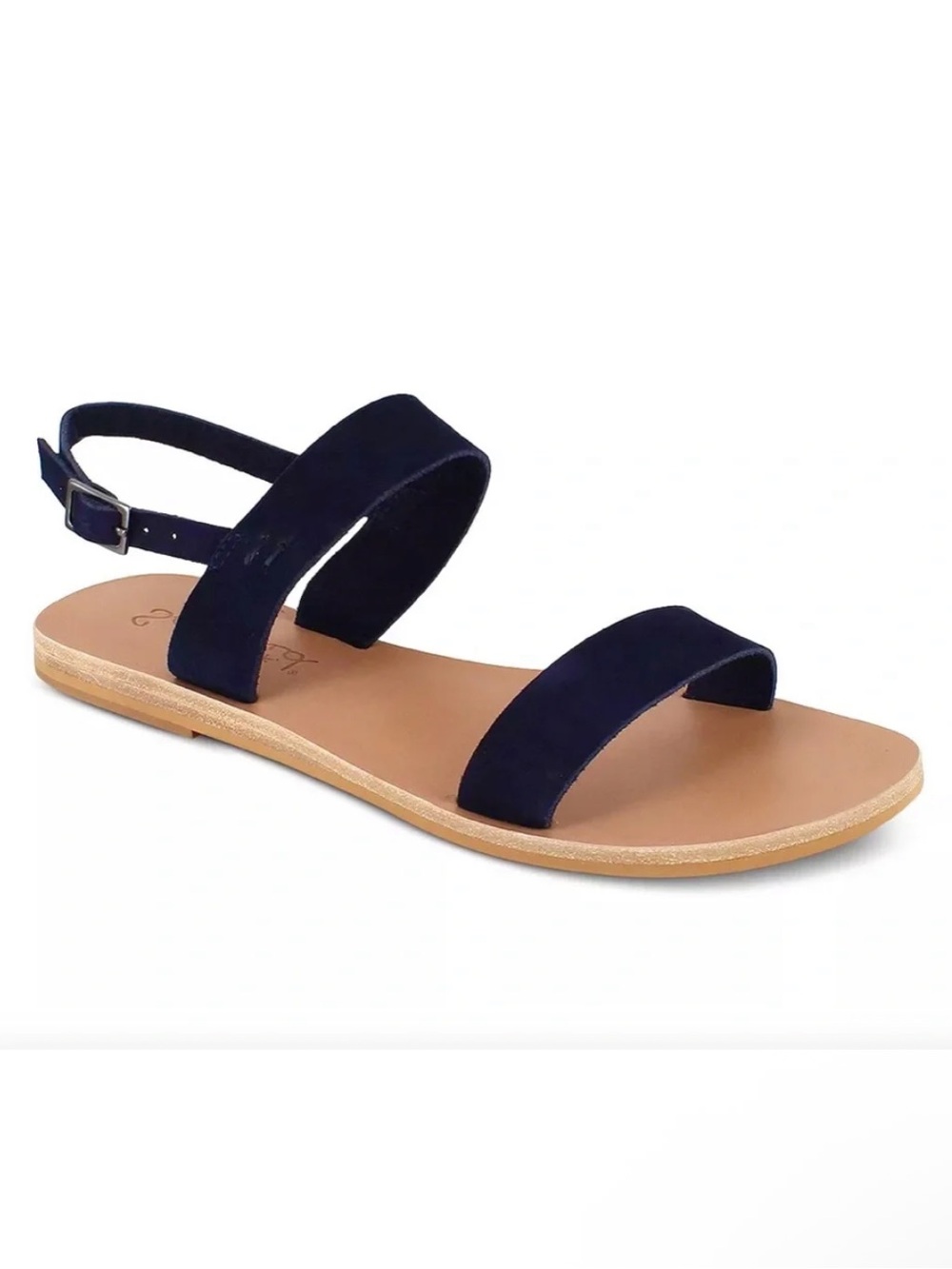 NIB⛱️Splendid - Navy Suede Terri Leather Sandals - 9.5